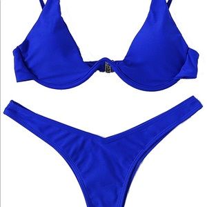 Royal blue swim suit